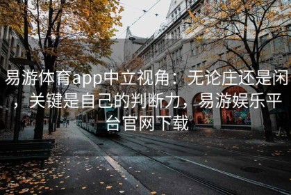 易游体育app中立视角：无论庄还是闲，关键是自己的判断力，易游娱乐平台官网下载