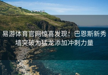 易游体育官网惊喜发现：巴恩斯新秀墙突破为猛龙添加冲刺力量