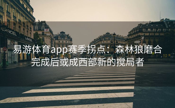 易游体育app赛季拐点：森林狼磨合完成后或成西部新的搅局者